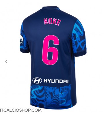 Atletico Madrid Koke #6 Terza Maglia 2024-25 Manica Corta
